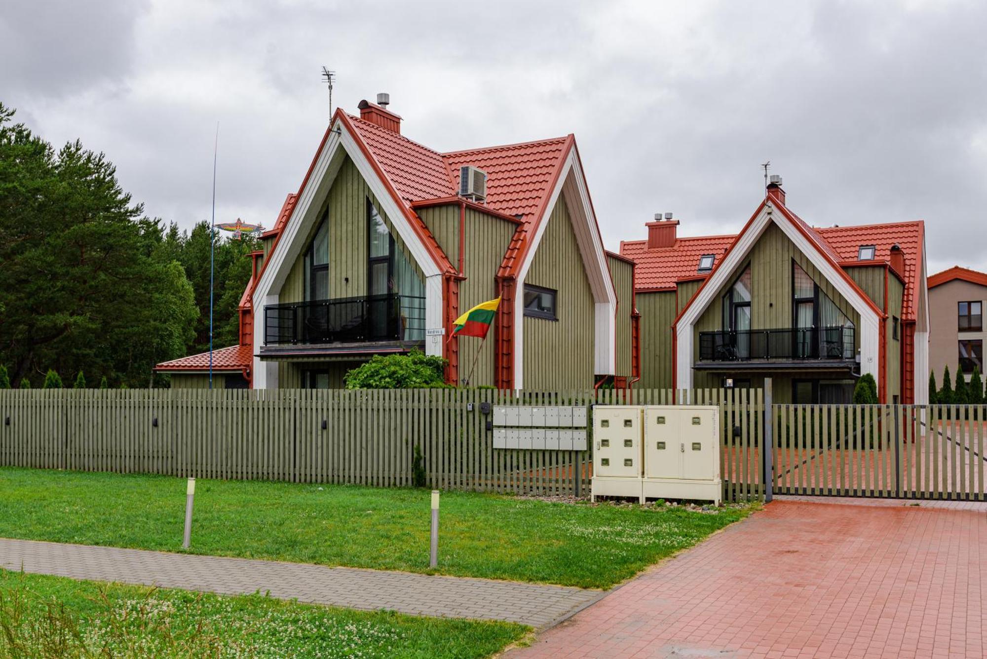 Zalia Kopa Apartamentai Salia Juros Palanga Exterior foto