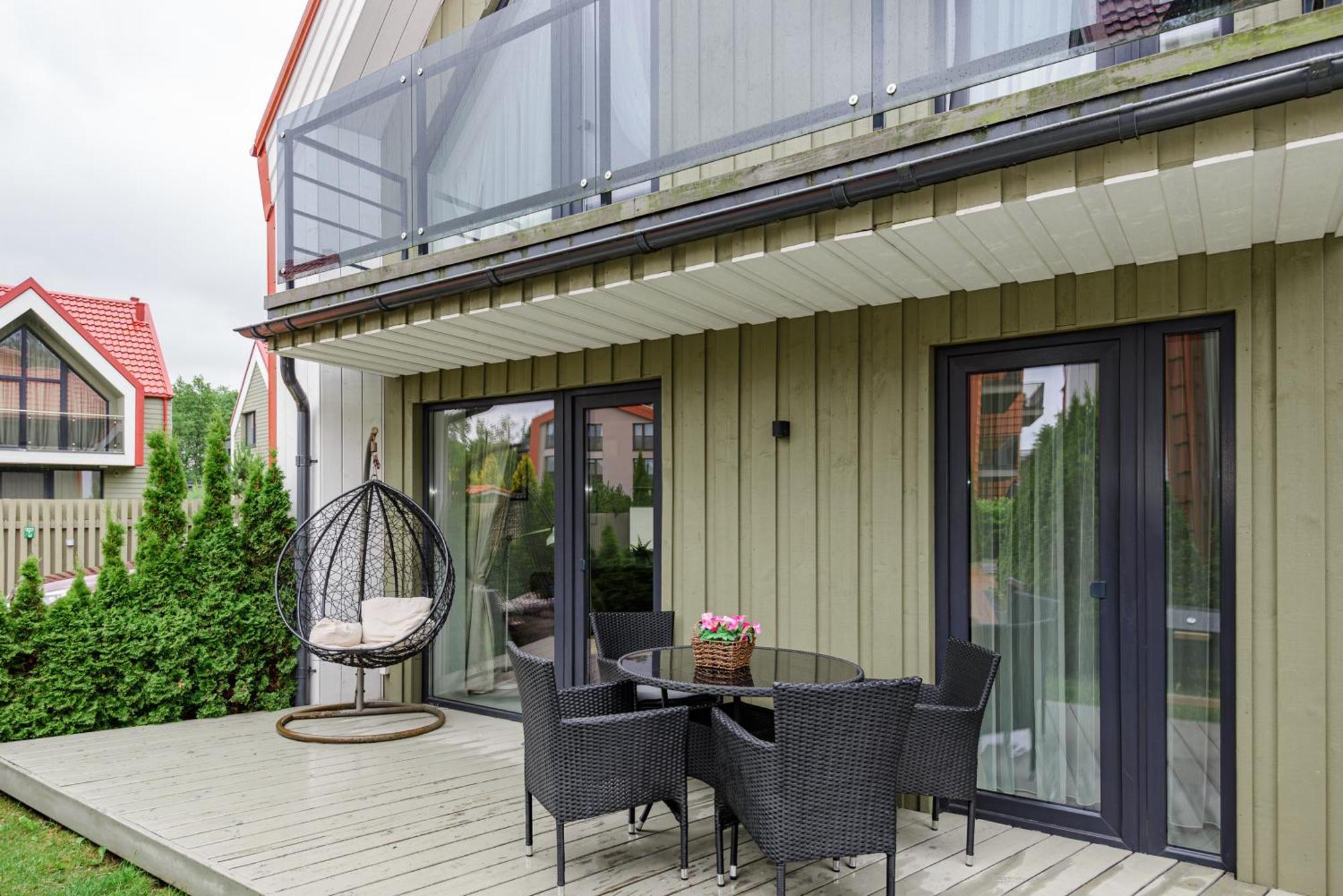 Zalia Kopa Apartamentai Salia Juros Palanga Exterior foto