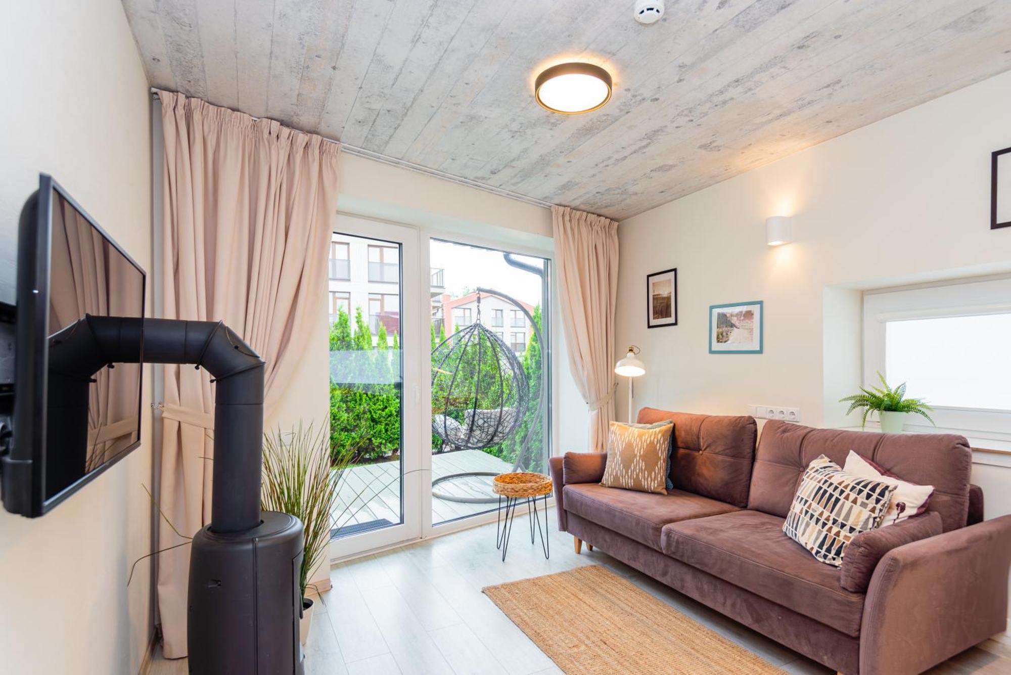 Zalia Kopa Apartamentai Salia Juros Palanga Exterior foto